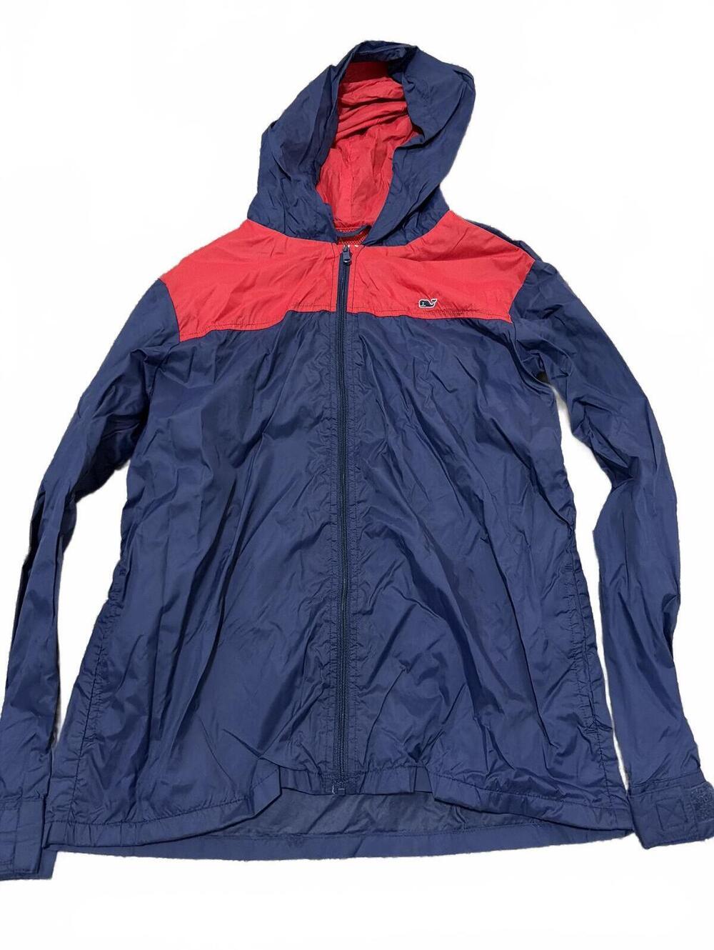 Vineyard Vines Boys Hooded Windbreaker Jacket L